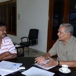 R C Sinha with Jharkhand CM