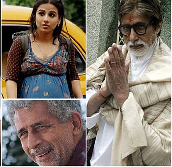 Vidya,Naseeruddin Shah and Big B