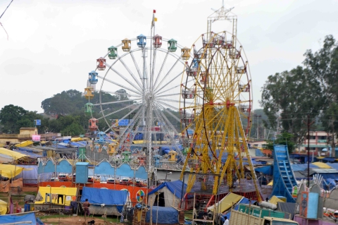 ratan Lal's Picture shows Mela scene at Jagannathpur Rath Yatra Site,14 KM from Ranchi in Jharkhand. 